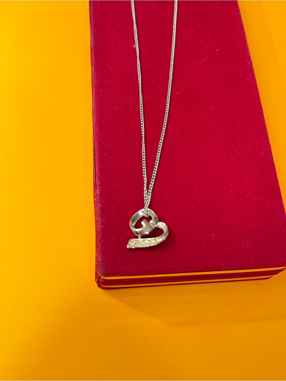Givenchy Silver-Tone Crystal Loop Pendant Necklace - Silver - Picture 11 of 12